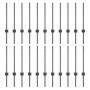 Postes de Valla 22 pcs U-Channel Gris 100 cm Acero de , Postes de cerca - Ref: Foro24-3335932, Precio: 73,13 €, Descuento: -5%%