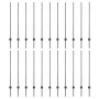 Postes de Cerca 44 pcs U-Channel Gris 160 cm Acero de , Postes de cerca - Ref: Foro24-3335938, Precio: 110,35 €, Descuento: %