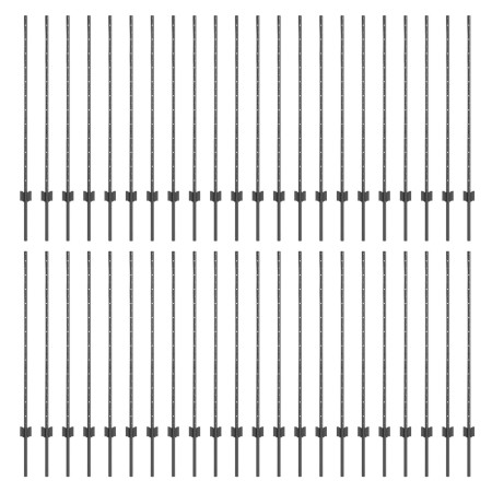 Postes de Cercas 88 pcs U-Channel Gris 160 cm Acero de , Postes de cerca - Ref: Foro24-3335939, Precio: 212,54 €, Descuento: %