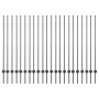 Postes de cerca 44 pcs U-Channel Gris 180 cm Acero de , Postes de cerca - Ref: Foro24-3335940, Precio: 123,30 €, Descuento: %