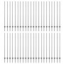 Postes de Cerca , 88 pcs U-Channel, Gris, 200 cm, Acero | Foro24.es | Tu tienda online para hogar, jardín y más Foro24.es