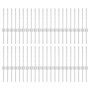 Postes de cerca 44 pcs U-Channel Plata 80 cm Acero de , Postes de cerca - Ref: Foro24-3335947, Precio: 107,76 €, Descuento: -5%%