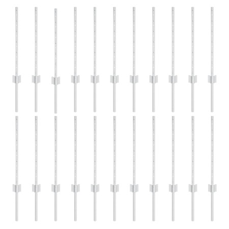 Postes de Cerca  22 pcs U-Channel Plata 100 cm Acero | Foro24.es | Tu tienda online para hogar, jardín y más Foro24.es
