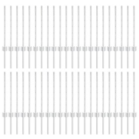 Comprar Postes para cerca 44 pcs U-Canal Plata