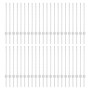 Postes de Cerca 44 pcs U-Channel Plata 120 cm Acero de , Postes de cerca - Ref: Foro24-3335953, Precio: 145,73 €, Descuento: ...