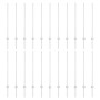Postes de Cerca 44 pcs U-Channel Plata 140 cm Acero de , Postes de cerca - Ref: Foro24-3335954, Precio: 85,61 €, Descuento: %