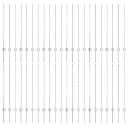 Postes de Cerca  88 pcs U-Channel Plata 140 cm Acero | Foro24.es | Tu tienda online para hogar, jardín y más Foro24.es