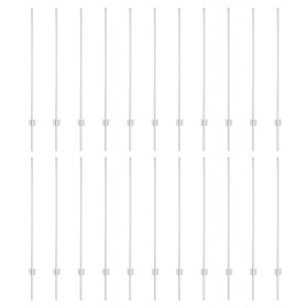 Postes de cercas 44 pcs U-Channel Plata 160 cm Acero de , Postes de cerca - Ref: Foro24-3335956, Precio: 100,02 €, Descuento:...