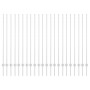 Postes de cercas 44 pcs canal en U plateado 180 cm de acero de , Postes de cerca - Ref: Foro24-3335958, Precio: 103,30 €, Des...