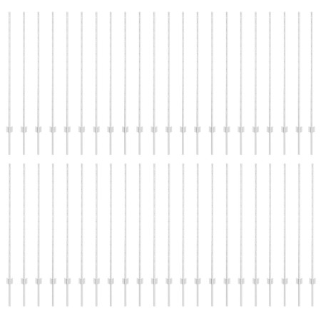88 pcs Poste de Cerca U-Channel Plateado 180 cm de , Postes de cerca - Ref: Foro24-3335959, Precio: 199,55 €, Descuento: %