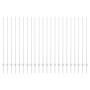 Postes de cercas 44 pcs U-Channel Plata 200 cm Acero de , Postes de cerca - Ref: Foro24-3335962, Precio: 111,79 €, Descuento: %