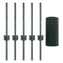 Cerca Euro de con 5 postes en U Verde 0.4x10 m de Acero de , Postes de cerca - Ref: Foro24-3335996, Precio: 38,04 €, Descuent...