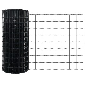 Valla Euro con 5 Postes U Gris 0.4x10 m Acero de , Postes de cerca - Ref: Foro24-3336086, Precio: 38,04 €, Descuento: %