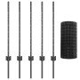 Juego de Vallas de Jardín Set de 2 Gris Acero recubierto en polvo de , Postes de cerca - Ref: Foro24-3336088, Precio: 48,32 €...