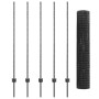 Cerca Euro con 10 Postes Gris 1.4x10 m Acero de , Postes de cerca - Ref: Foro24-3336091, Precio: 75,76 €, Descuento: %