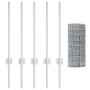 Cerca Euro con 5 postes en U Plata 0,6x10 m Acero de , Postes de cerca - Ref: Foro24-3336169, Precio: 56,48 €, Descuento: %