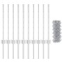 Cerca de Cadena con 10 U Pilas Plata 0.6x10 m Acero de , Postes de cerca - Ref: Foro24-3336294, Precio: 72,64 €, Descuento: %
