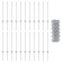 Cerca de Malla con 22 postes U Plateada 0.6x25 m Acero de , Postes de cerca - Ref: Foro24-3336305, Precio: 119,29 €, Descuent...
