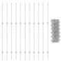 Conjunto de Cerca de Jardín Conjunto de 2 Acero galvanizado Grande de , Postes de cerca - Ref: Foro24-3336306, Precio: 131,78...