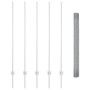 Cerca de Alambre Soldado con 10 Postes en Plata 1.4x10 m Acero de , Postes de cerca - Ref: Foro24-3336334, Precio: 69,82 €, D...