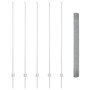 Set de Cerca de Jardín Set de 2 Acero Galvanizado de , Postes de cerca - Ref: Foro24-3336339, Precio: 79,80 €, Descuento: %
