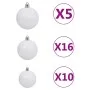 Árbol de Navidad abeto Nordmann con LEDs y bolas verde 240 cm de vidaXL, Arboles de navidad - Ref: Foro24-3077734, Precio: 30...