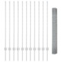 Cerca de Alambre Soldado con 22 Postes U Plata 1.2x25 m Acero de , Postes de cerca - Ref: Foro24-3336366, Precio: 115,62 €, D...
