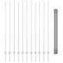 Cerca de Alambre Soldado con 22 Postes en U Plata 1.5x25 m Acero de , Postes de cerca - Ref: Foro24-3336375, Precio: 147,77 €...