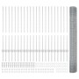 Cerca de Alambre Soldado con 44 Postes en Plata 1x50 m Acero de , Postes de cerca - Ref: Foro24-3336395, Precio: 209,81 €, De...