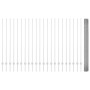 Cerca de Alambre Soldado con 44 Postes U Plata 1.5x50 m de Acero de , Postes de cerca - Ref: Foro24-3336409, Precio: 267,18 €...