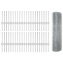 Cerca de Alambre Soldado con 44 Poste U Plateado 0.4x100 m Acero de , Postes de cerca - Ref: Foro24-3336412, Precio: 207,66 €...