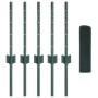 Cerca de Alambre Soldado con 5 Poste en U Verde 0.4x10 m Acero de , Postes de cerca - Ref: Foro24-3336431, Precio: 31,30 €, D...