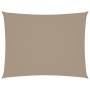 Toldo de vela rectangular tela Oxford gris taupe 2x3 m en Sombrillas | Comprar online en Foru.es
