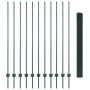 Cerca de Alambre Soldado con 11 Postes U Verde 1.5x25 m Acero de , Postes de cerca - Ref: Foro24-3336493, Precio: 143,23 €, D...