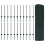 Cerca de Alambre Soldado con 22 Posts en U Verde 0.6x50 m Acero de , Postes de cerca - Ref: Foro24-3336509, Precio: 129,62 €,...