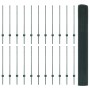 Cerca de Alambre Soldado con 22 postes U Verde 1x50 m Acero de , Postes de cerca - Ref: Foro24-3336515, Precio: 183,85 €, Des...