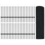 Cerca de Alambre Soldado con 44 Postes Gris 0.5x100 m de Acero de , Postes de cerca - Ref: Foro24-3336653, Precio: 240,26 €, ...
