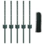 Postes de Cerca  5 pcs U-Channel Verde 40 cm Acero, Cerca Hexagonal  Verde 0,4x10 m Acero | Foro24.es | Tu tienda online para hogar, jardín y más Foro24.es