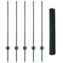 Postes de Cerca 5 pcs Canal U Verde 100 cm Acero, Cerca Hexagonal Verde 1x10 m Acero de , Postes de cerca - Ref: Foro24-33366...
