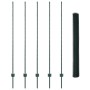 Postes de Cerca 5 pcs U-Channel Verde 150 cm Acero, Cerca Hexagonal Verde 1.5x10 m Acero de , Postes de cerca - Ref: Foro24-3...