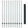 Postes de Cerca  11 pcs Canal U Verde 160 cm Acero, Cerca Hexagonal  Verde 1.6x25 m Acero | Foro24.es | Tu tienda online para hogar, jardín y más Foro24.es