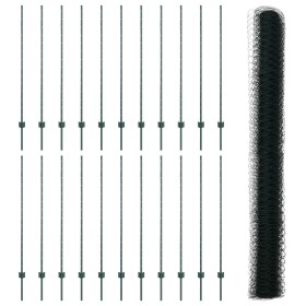 Comprar VidaXL Poste de Valla 11 pcs U-Channel