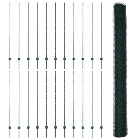Publicaciones de Cerca  11 pcs U-Channel Verde 150 cm de Acero, Cerca Hexagonal  Verde 1.5x50 m de Acero | Foro24.es | Tu tienda online para hogar, jardín y más Foro24.es