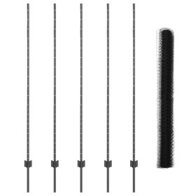 Comprar Postes para Cercas 10 pcs U-Channel Gris