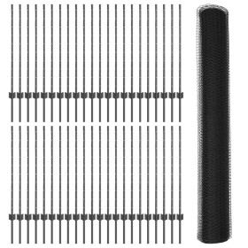 Comprar Postes de Cerca 22 pcs U-Channel Gris 100