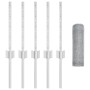Postes de Cerca  5 pcs U-Channel 40 cm Acero Galvanizado, Cerca Hexagonal  0.4x10 m Acero Galvanizado | Foro24.es | Tu tienda online para hogar, jardín y más Foro24.es