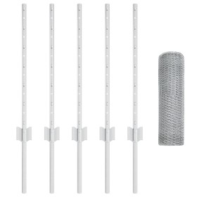 Comprar Postes para Cerca 5 pcs U-Channel 60 cm