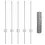 Poste de Valla 5 pcs U-Channel 60 cm Acero Galvanizado,  Valla Hexagonal 0,5x10 m Acero Galvanizado | Foro24.es | Tu tienda online para hogar, jardín y más Foro24.es