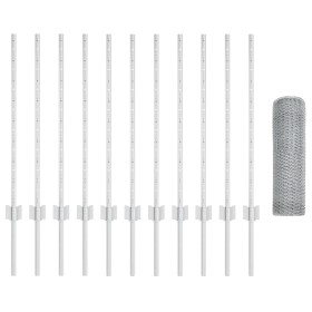 Comprar Postes de Valla 11 pcs U-Channel 80 cm