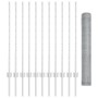 Juego de cercas de jardín Set de 2 Acero galvanizado de , Postes de cerca - Ref: Foro24-3336999, Precio: 72,24 €, Descuento: %